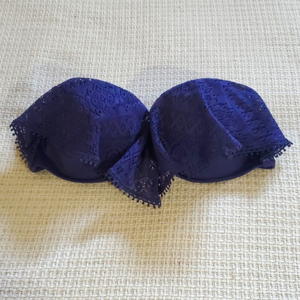 VS Strapless Bikini Top in Navy 💙